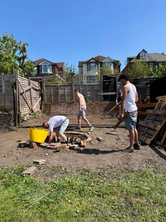 A community barbecue at one of our properties